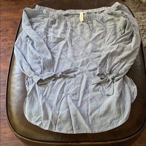 Off the shoulder blouse